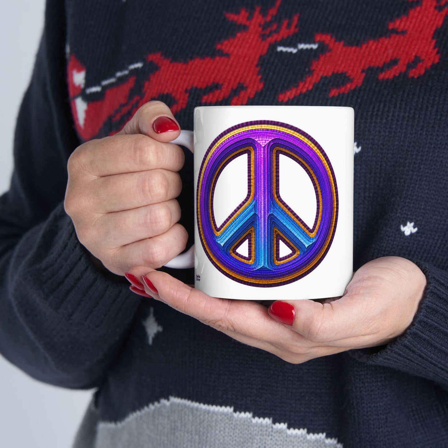 Zodiac 3D Peace Mug | Ceramic Coffee Mug 11oz. | 15oz.
