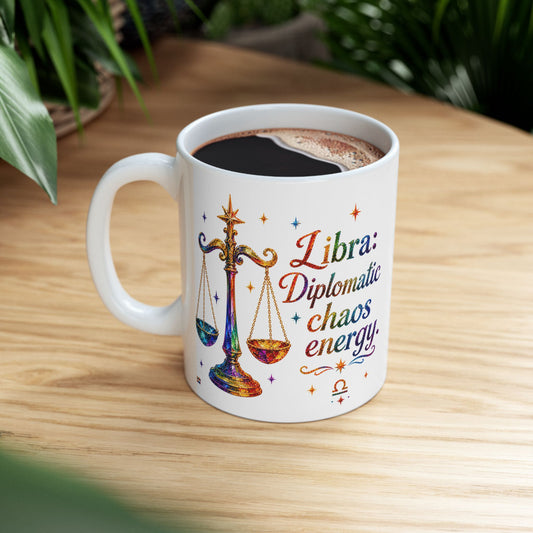 The Libra Mug | Ceramic Coffee Mug 11oz. | 15oz.