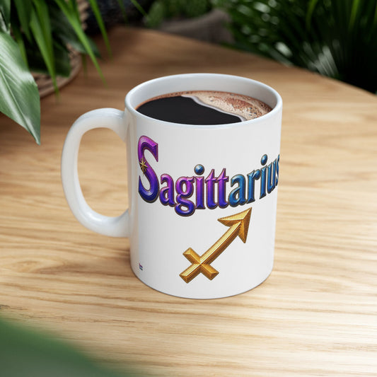Sagittarius Zodiac Mug | Ceramic Coffee Mug 11oz. | 15oz.
