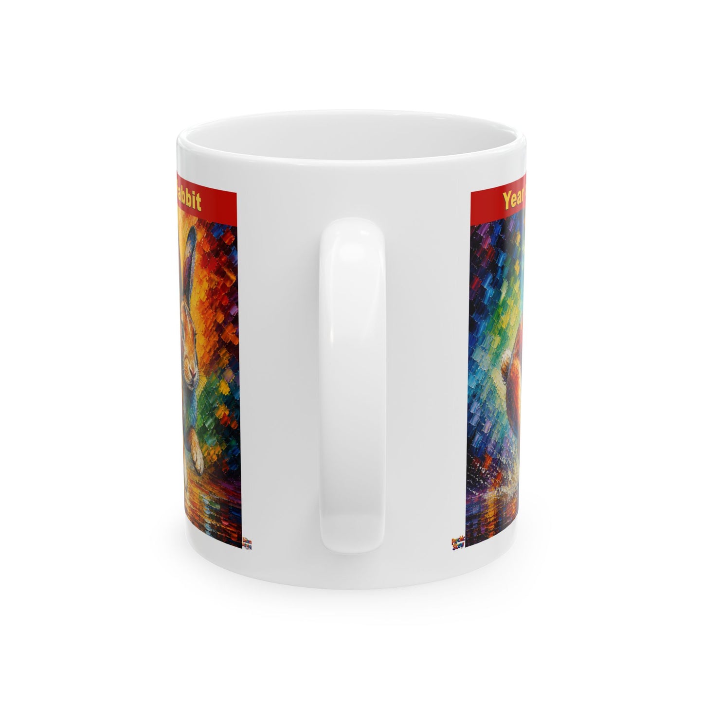 Eastern Year of the Rabbit Mug | Ceramic Coffee Mug 11oz. | 15oz.