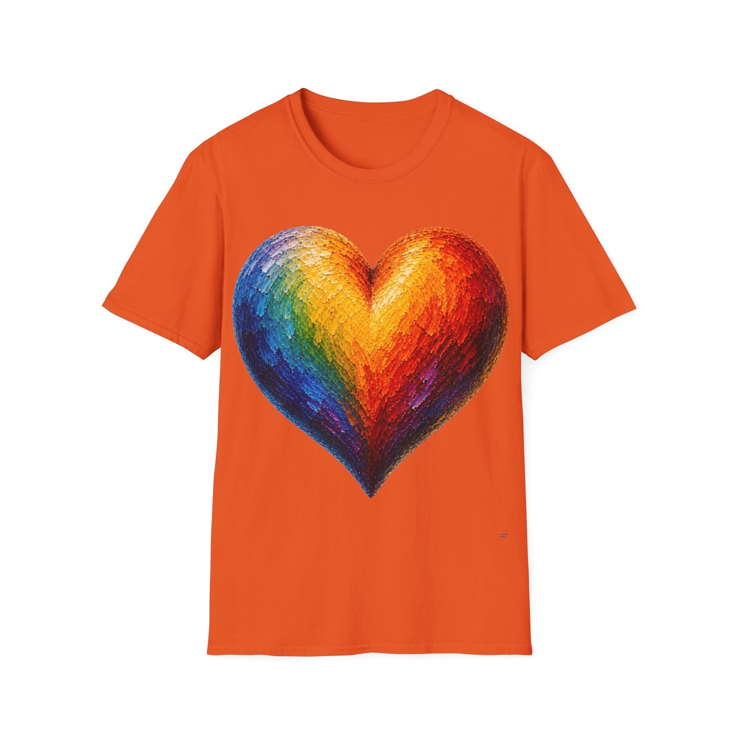 Good Vibes Painted Heart T-Shirt | 13 Colors | S - 3XL