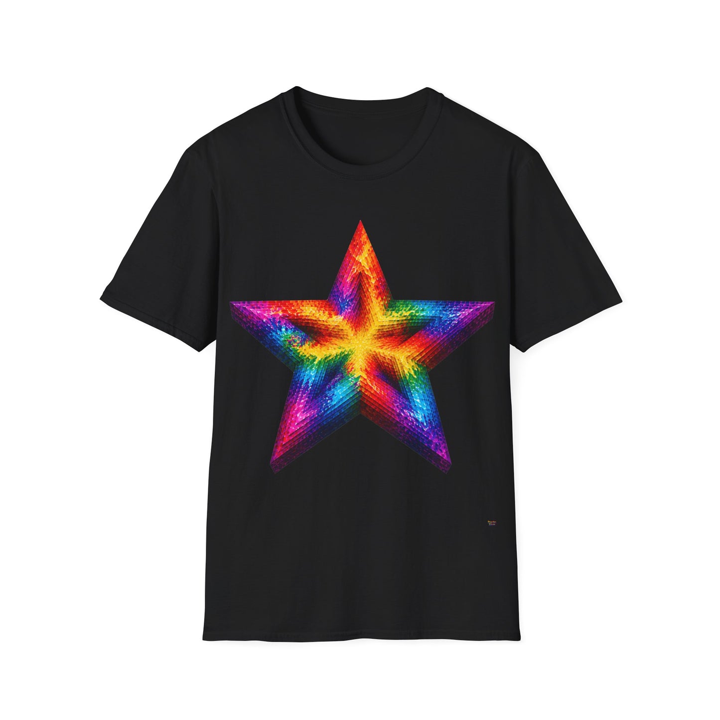 Good Vibes Tie-Dye Star T-Shirt | 13 Colors | S - 3XL