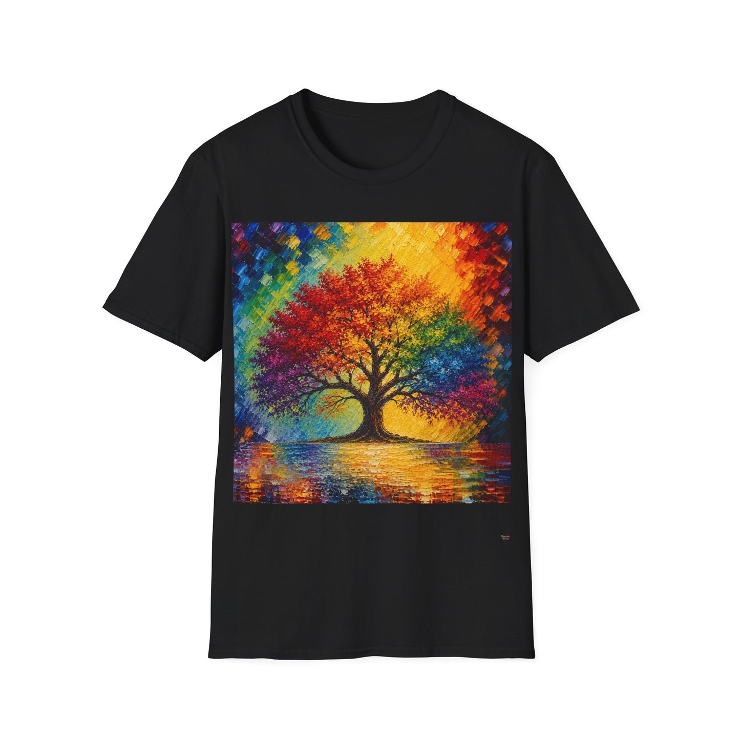 Good Vibes Painted Tree T-Shirt | 13 Colors | S - 3XL