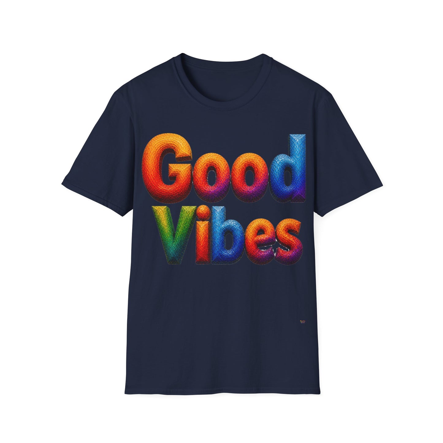 Colorful Good Vibes T-Shirt | 13 Colors | S - 3XL