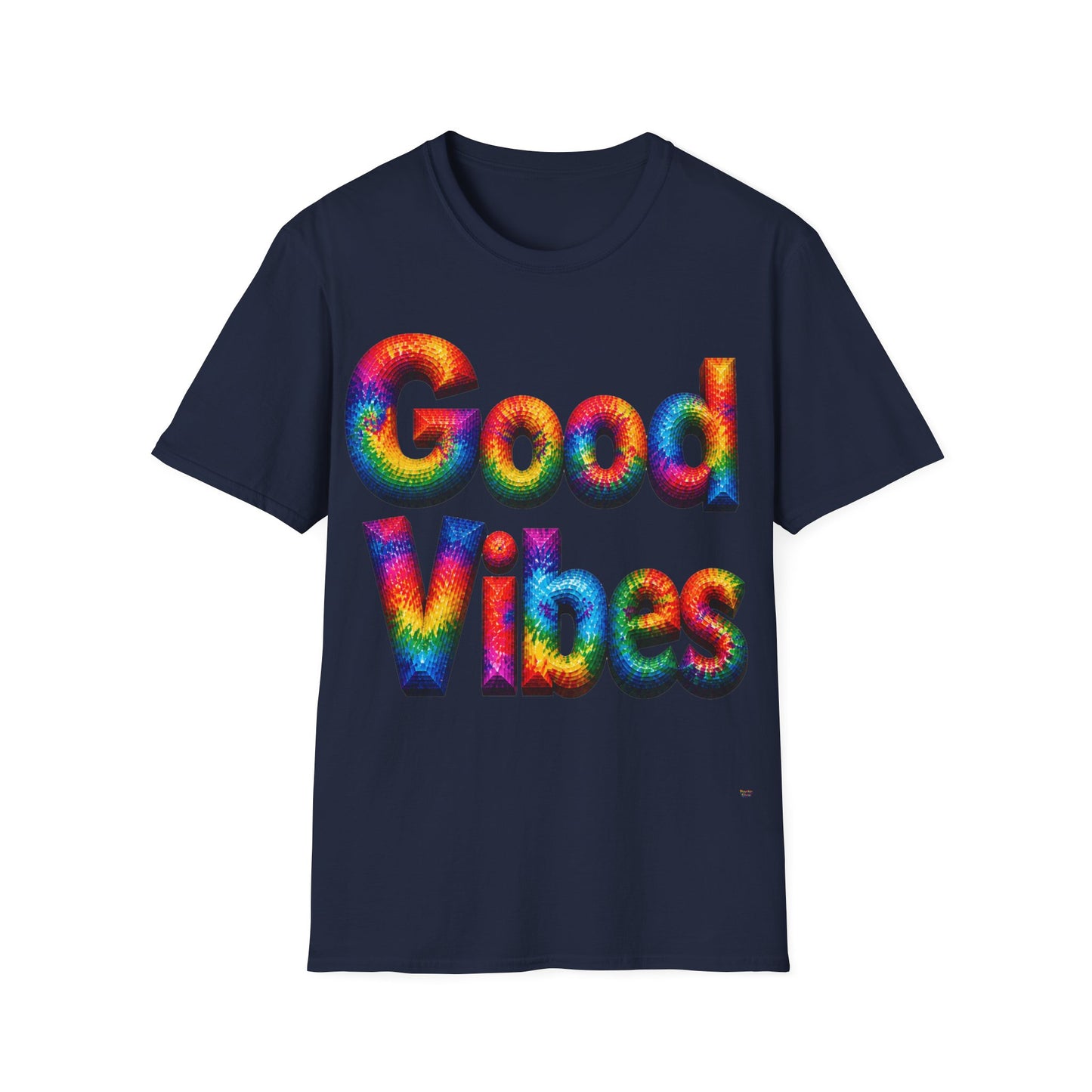 Good Vibes Tie-Dye T-Shirt | 13 Colors | S - 3XL