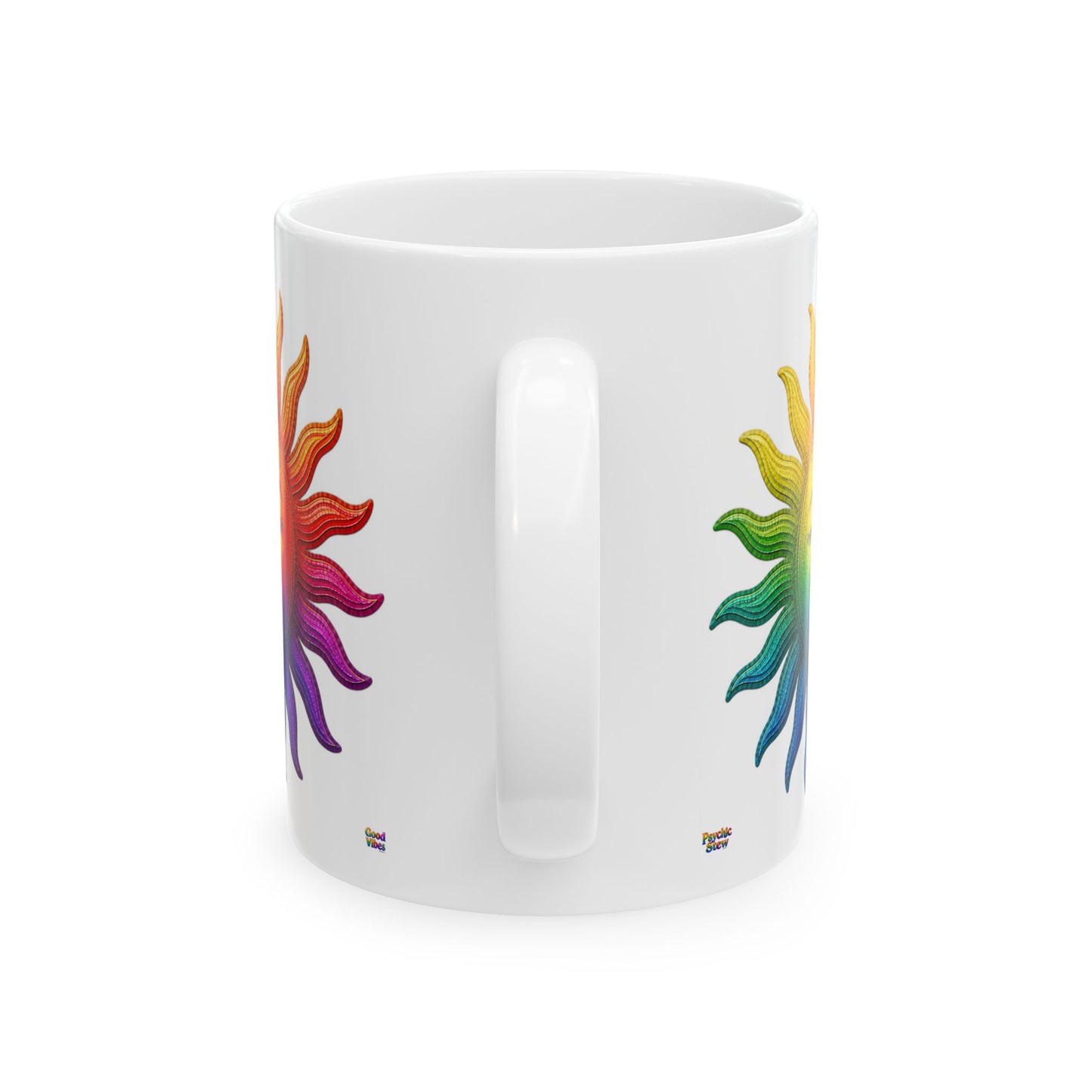 Good Vibes Sun Mug | Ceramic Coffee Mug 11oz. | 15oz.