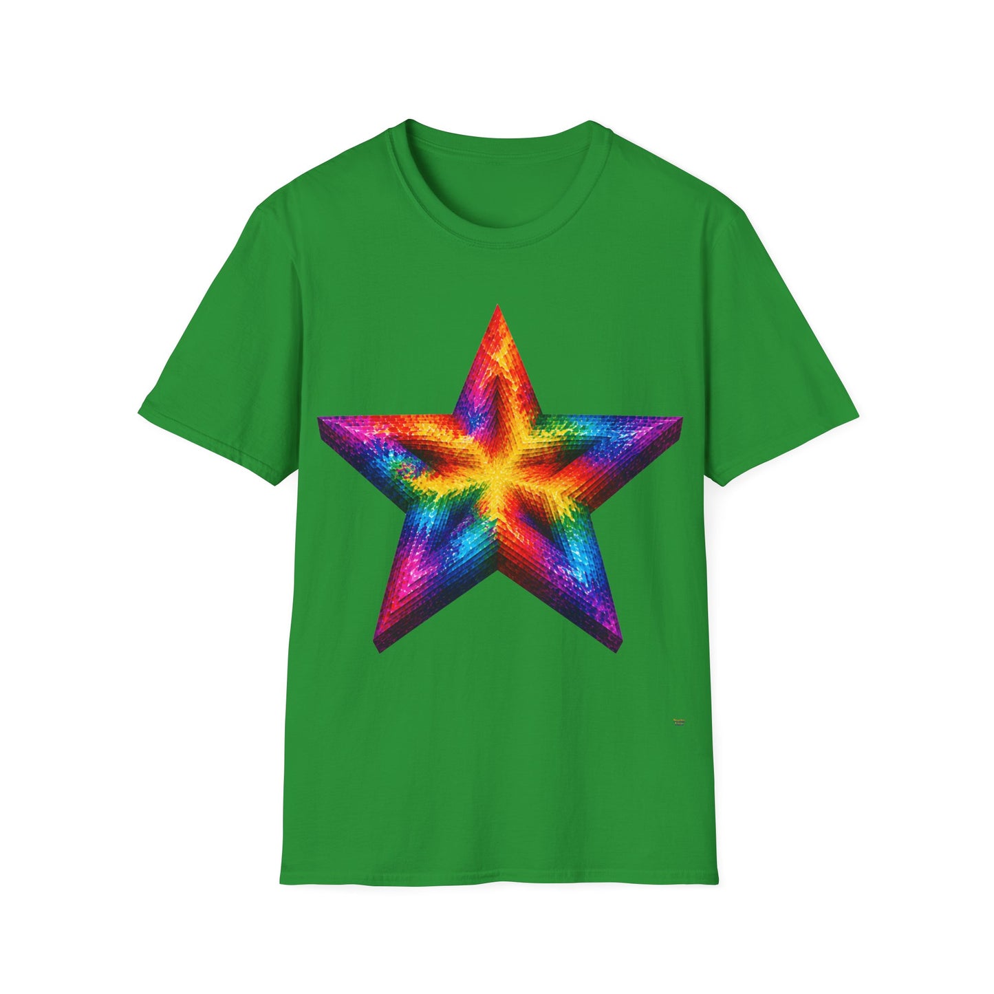 Good Vibes Tie-Dye Star T-Shirt | 13 Colors | S - 3XL