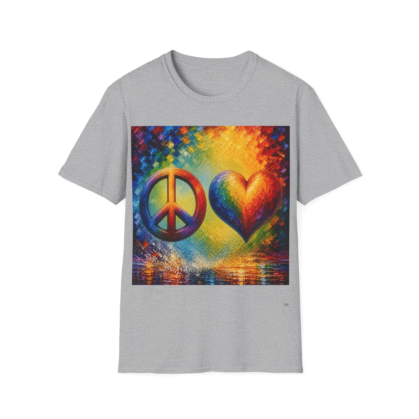 Good Vibes Peace and Love T-Shirt | 13 Colors | S - 3XL