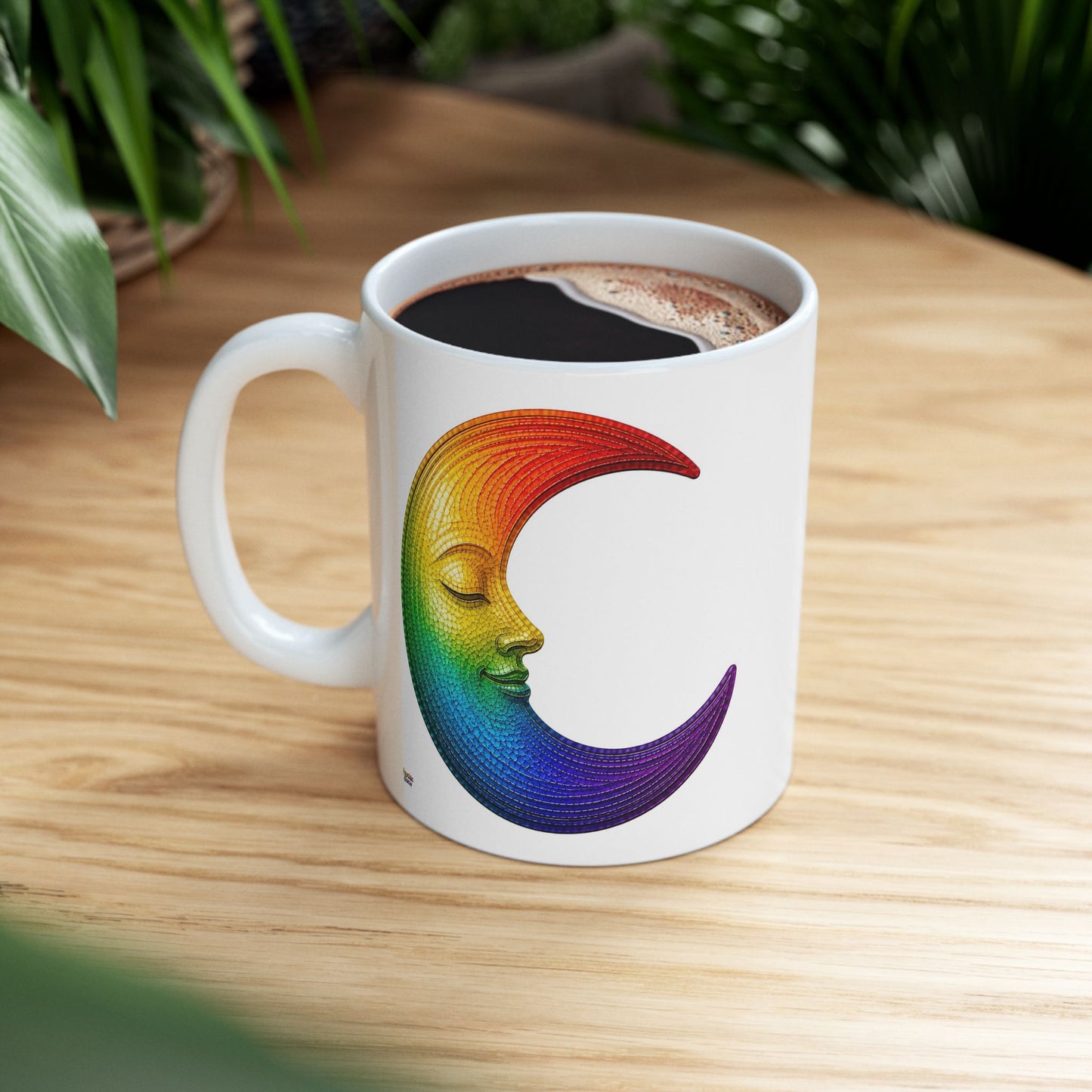 Good Vibes Moon Mug | Ceramic Coffee Mug 11oz. | 15oz.