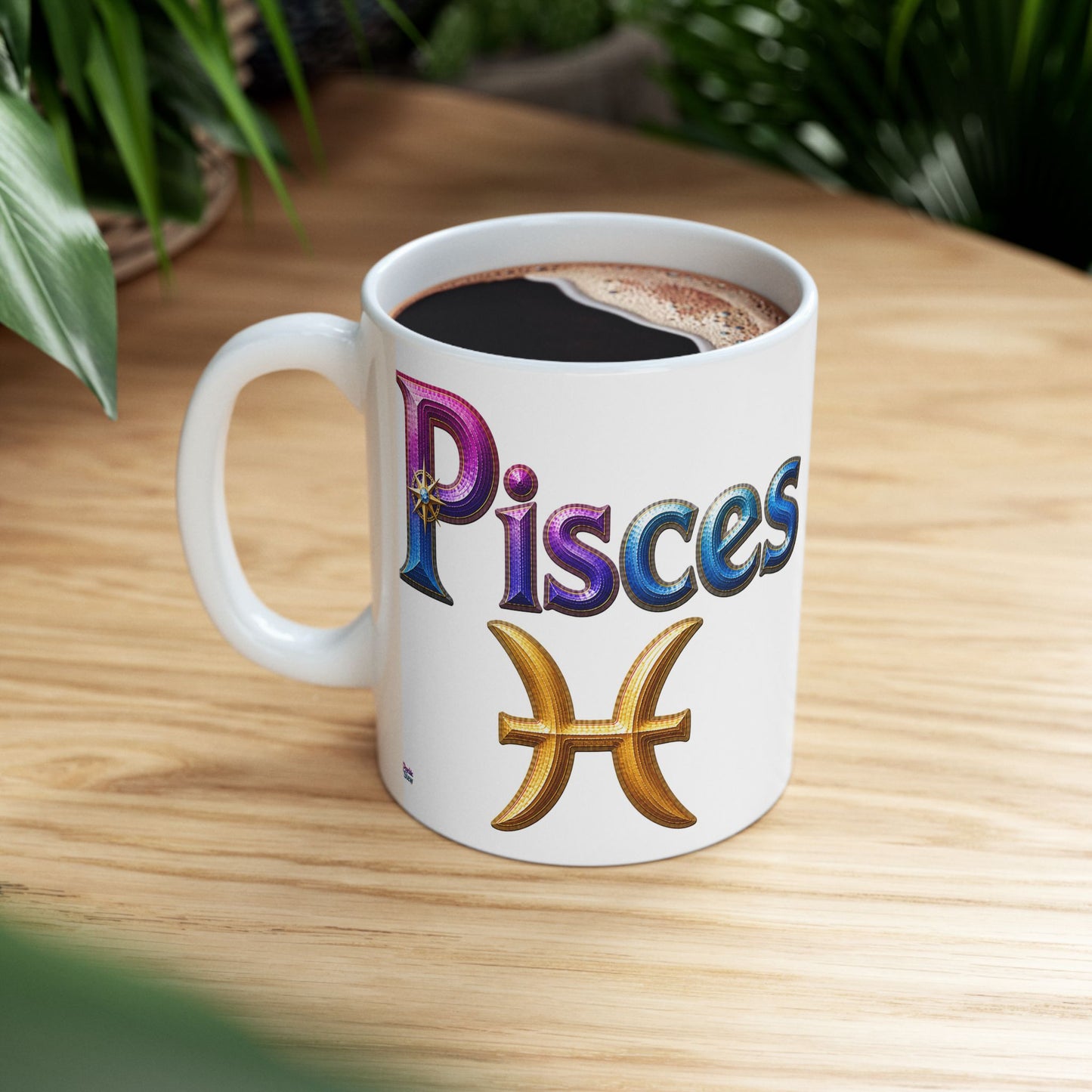 Pisces Zodiac Mug | Ceramic Coffee Mug 11oz. | 15oz.