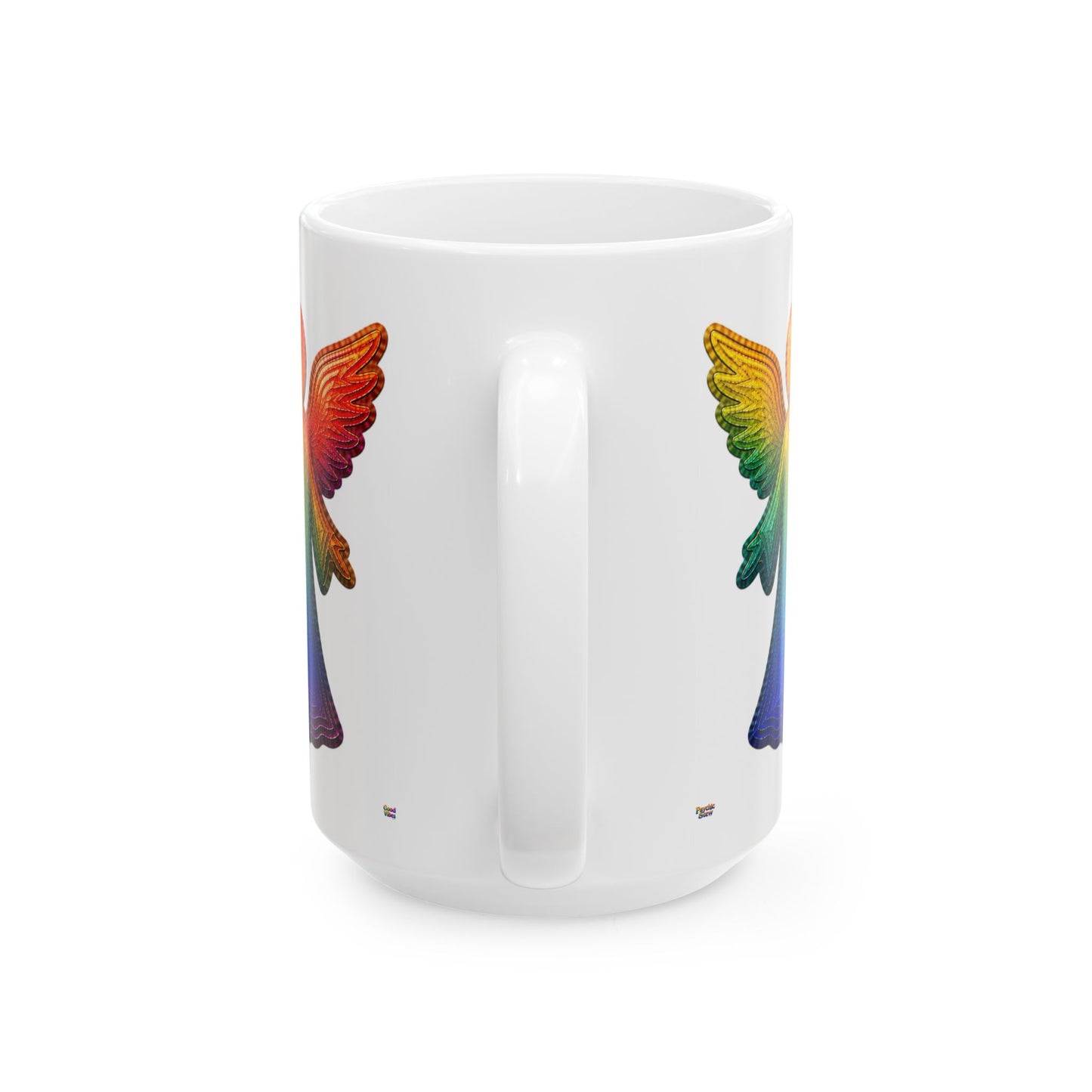 Good Vibes Angel Mug | Ceramic Coffee Mug 11oz. | 15oz.