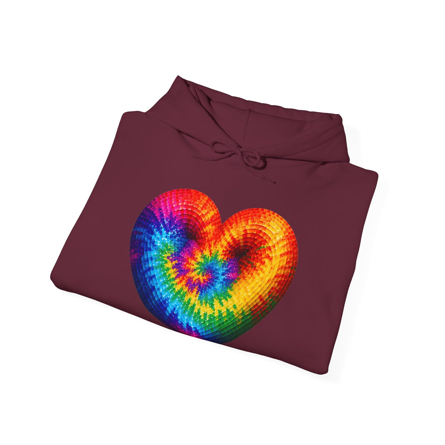 Tie-Dye Heart Hoodie | The Good Vibes Collection