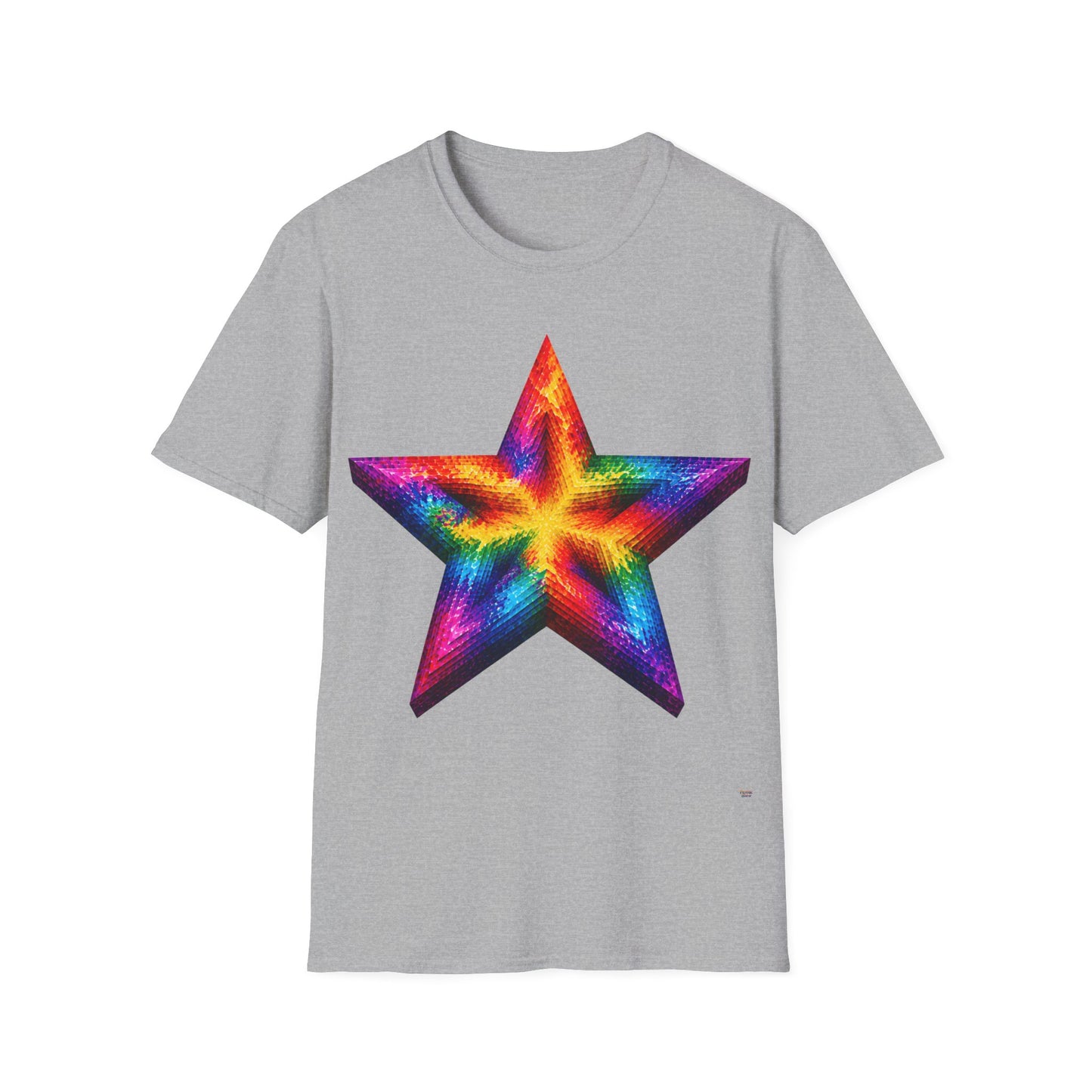 Good Vibes Tie-Dye Star T-Shirt | 13 Colors | S - 3XL
