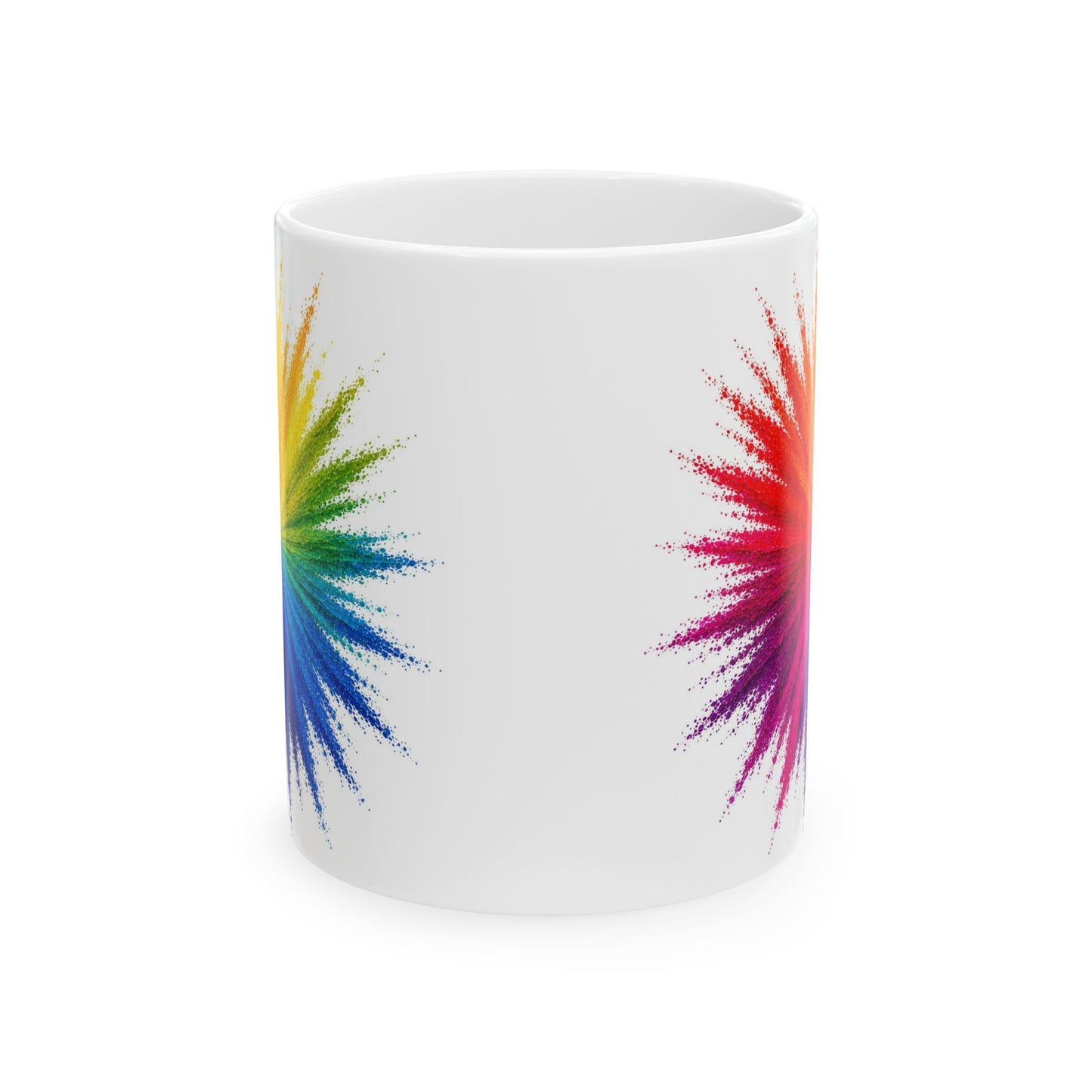 Good Vibes Bright Colorburst Mug | Ceramic Coffee Mug 11oz. | 15oz.