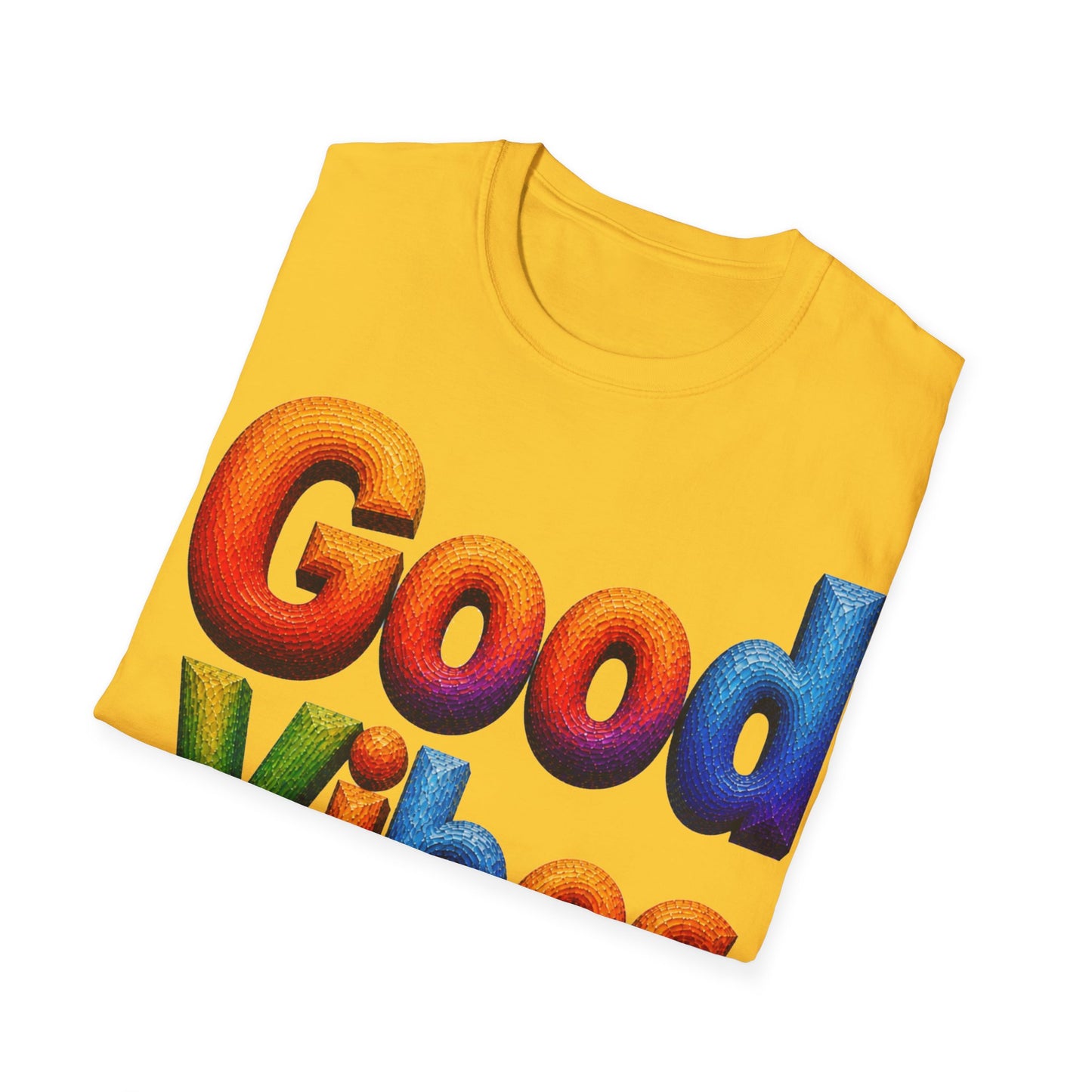 Colorful Good Vibes T-Shirt | 13 Colors | S - 3XL