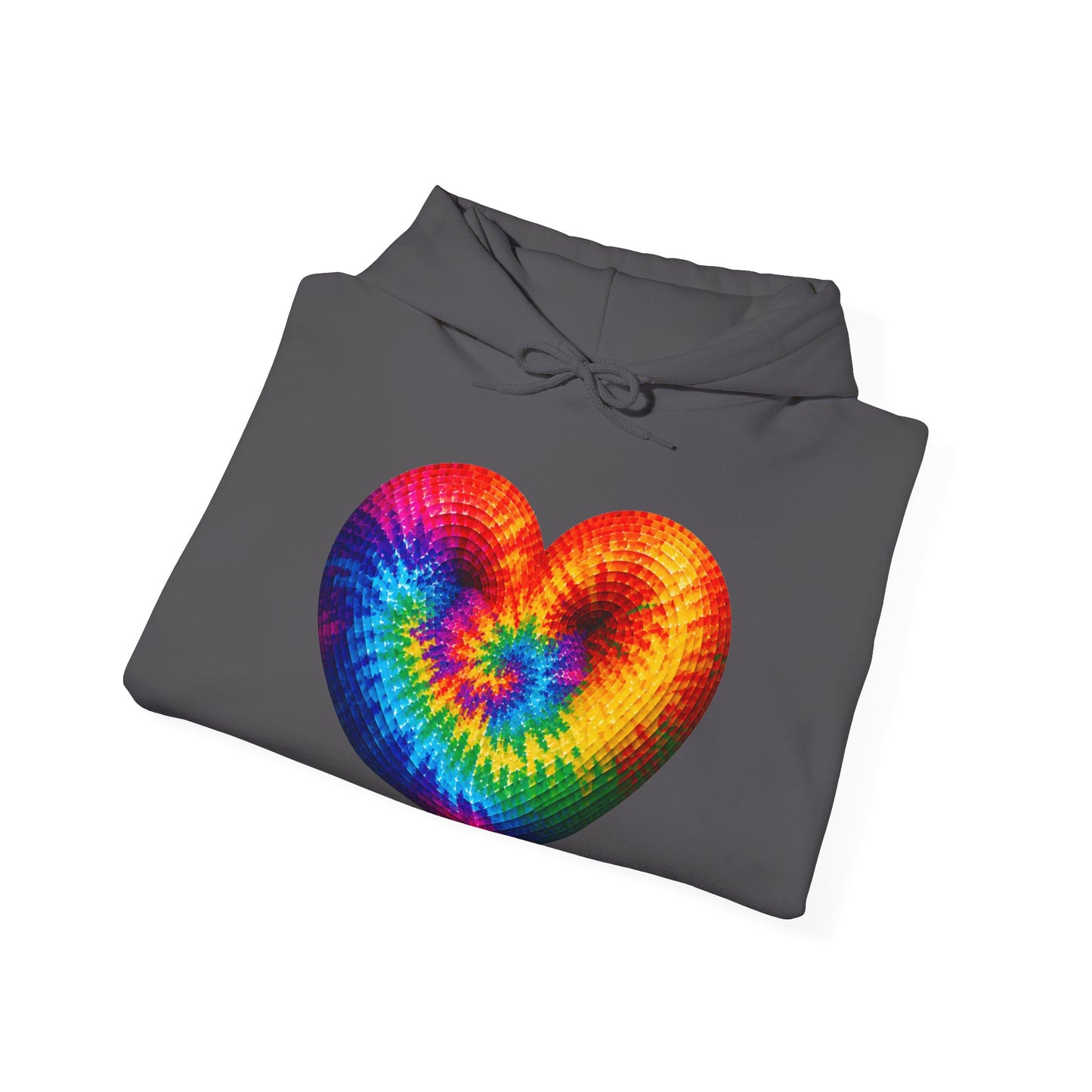 Tie-Dye Heart Hoodie | The Good Vibes Collection