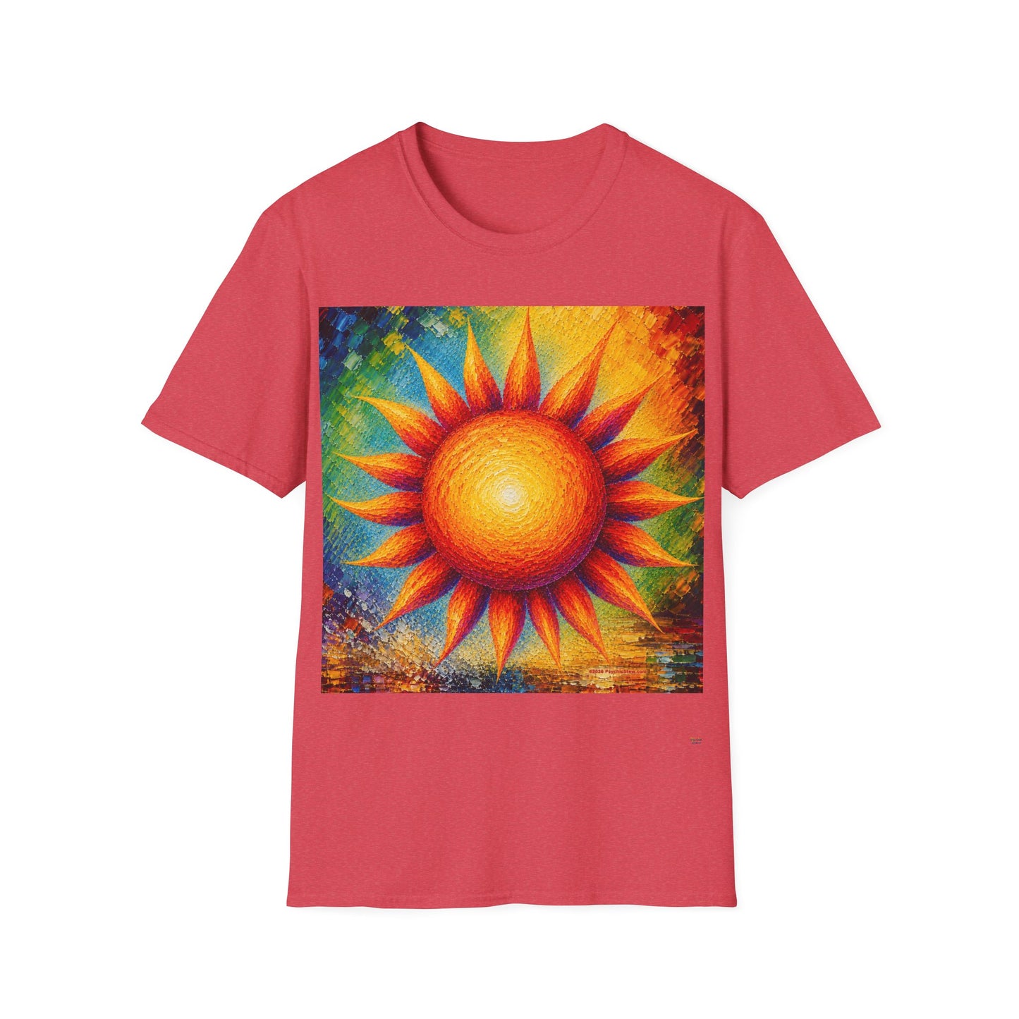 Good Vibes Painted Sun T-Shirt | 13 Colors | S - 3XL