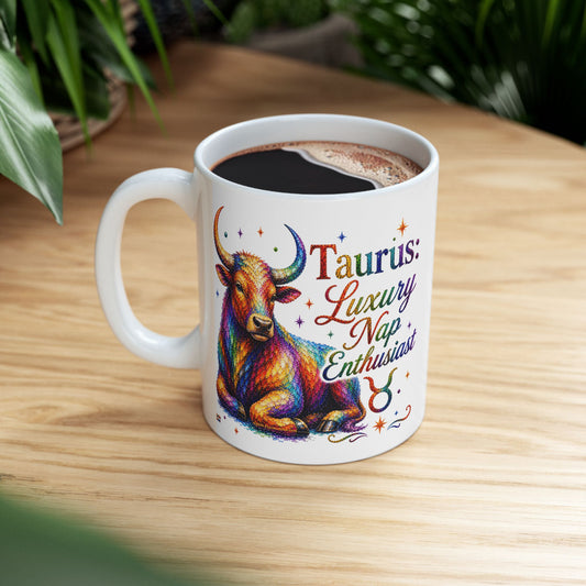 The Taurus Mug | Ceramic Coffee Mug 11oz. | 15oz.