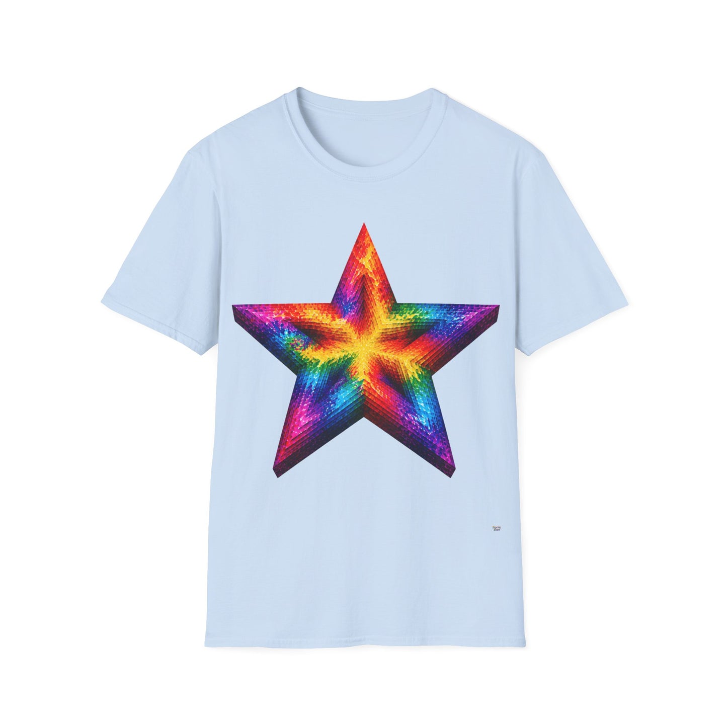 Good Vibes Tie-Dye Star T-Shirt | 13 Colors | S - 3XL