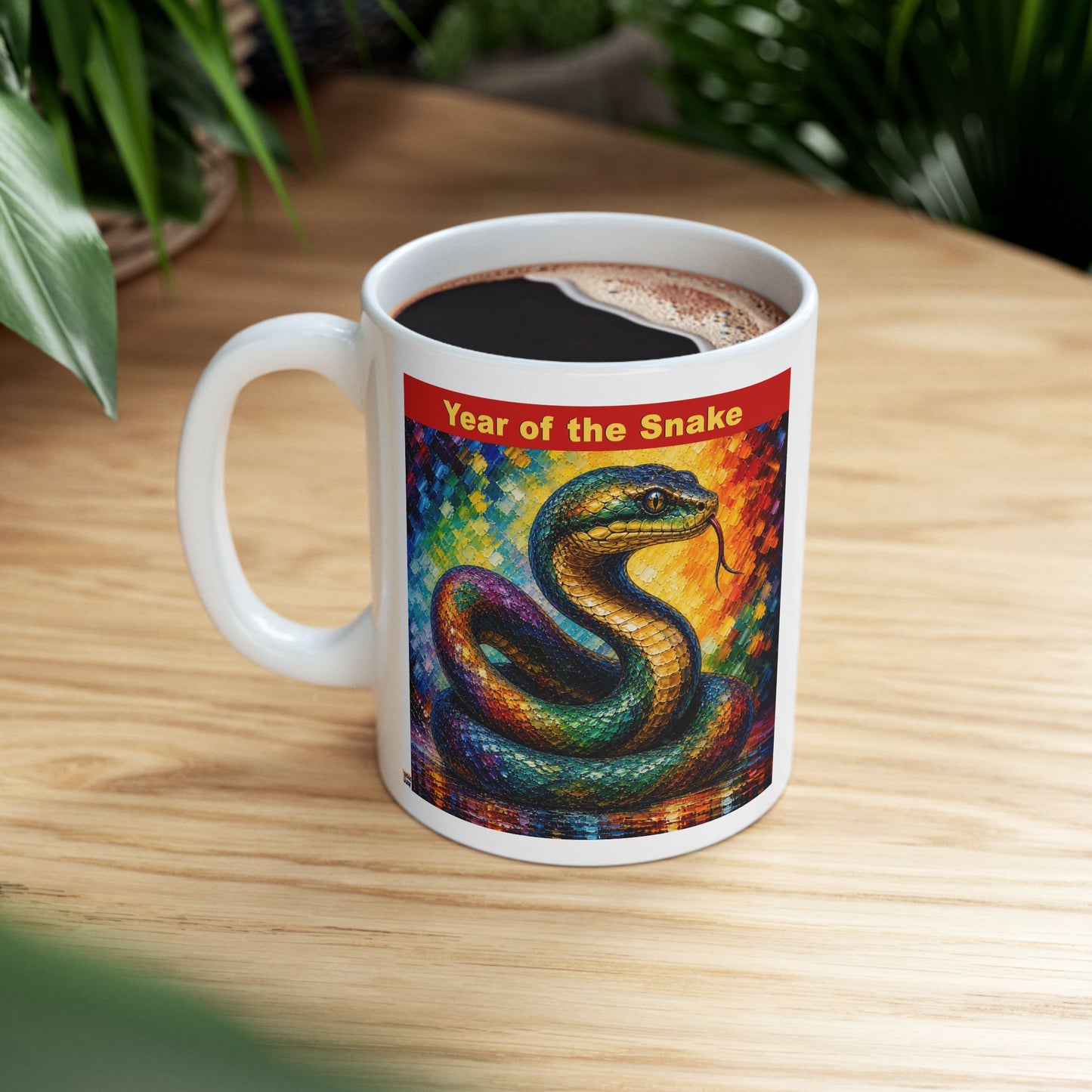 Eastern Year of the Snake Mug | Ceramic Coffee Mug 11oz. | 15oz.