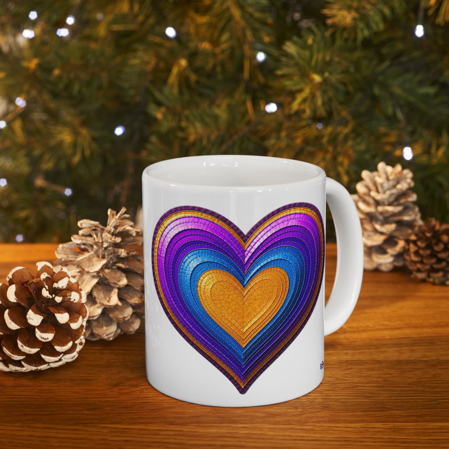 Zodiac 3D Heart Mug | Ceramic Coffee Mug 11oz. | 15oz.