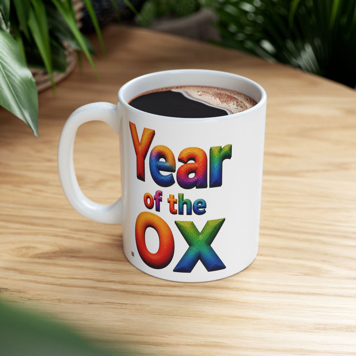 Year of the Ox Mug | Ceramic Coffee Mug 11oz. | 15oz.
