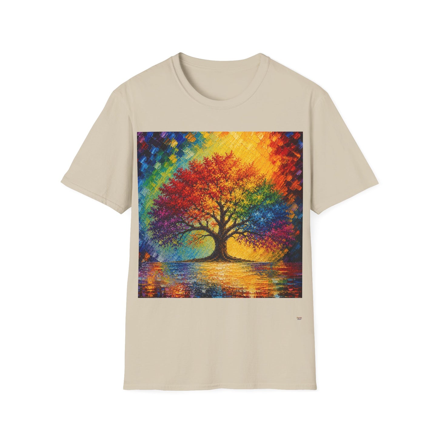 Good Vibes Painted Tree T-Shirt | 13 Colors | S - 3XL