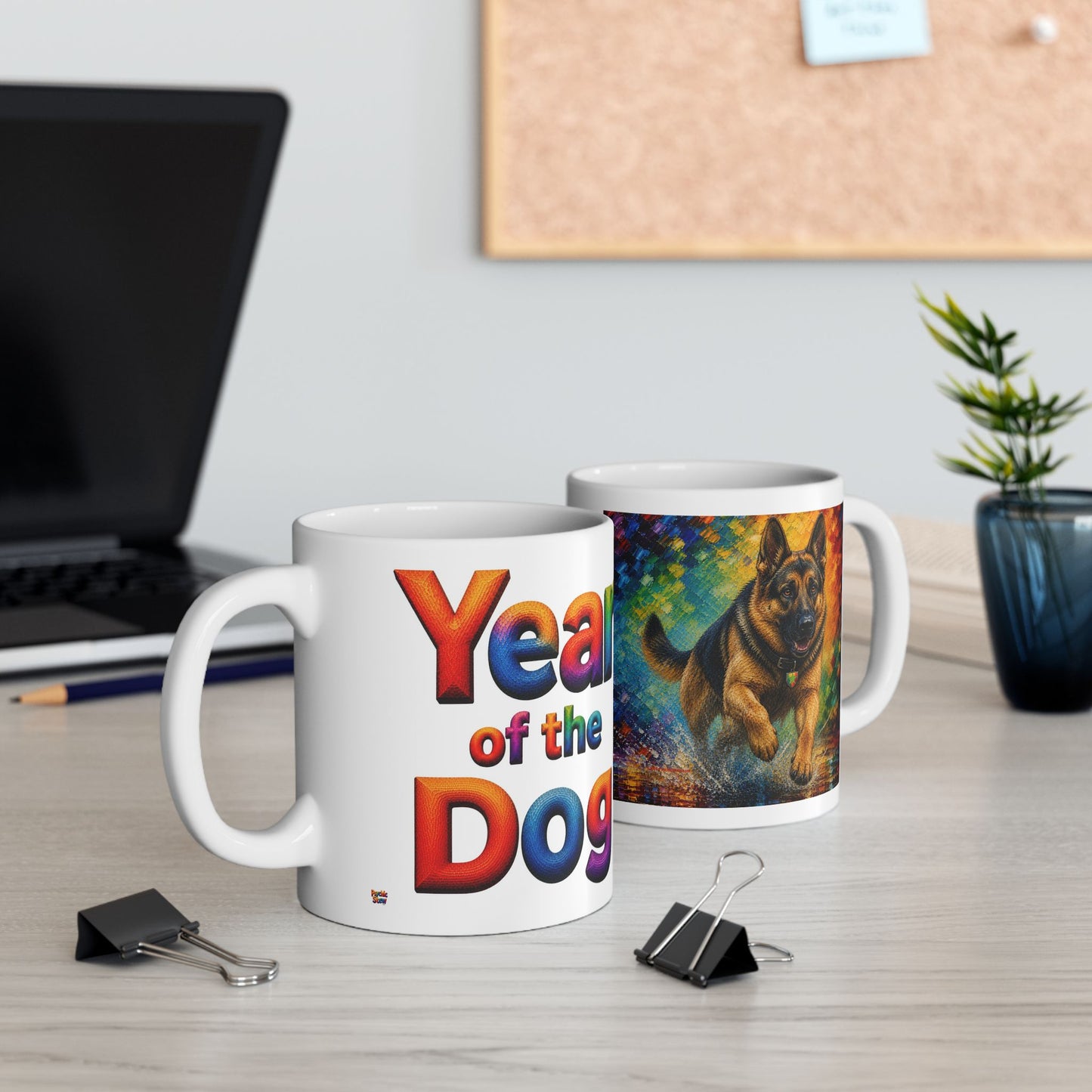 Year of the Dog Mug | Ceramic Coffee Mug 11oz. | 15oz.