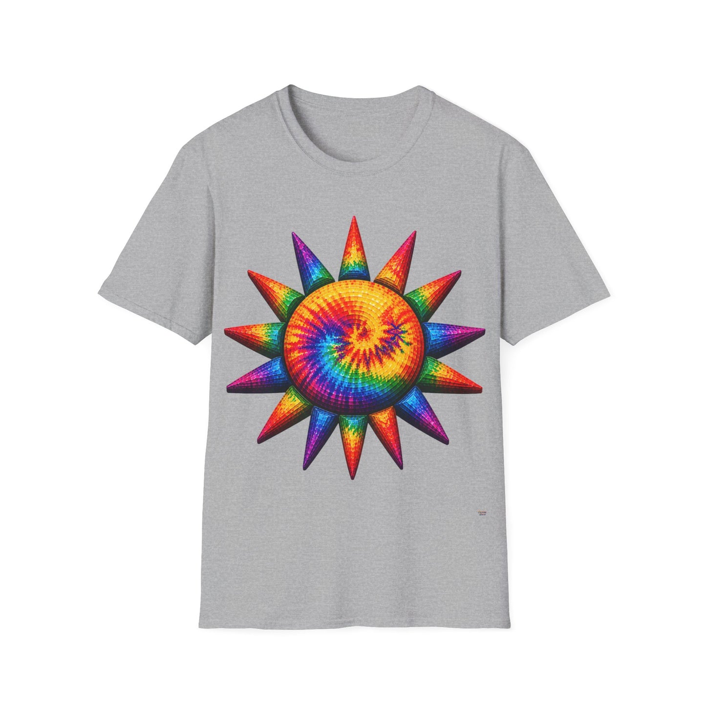 Good Vibes Tie-Dye Sun T-Shirt | 13 Colors | S - 3XL
