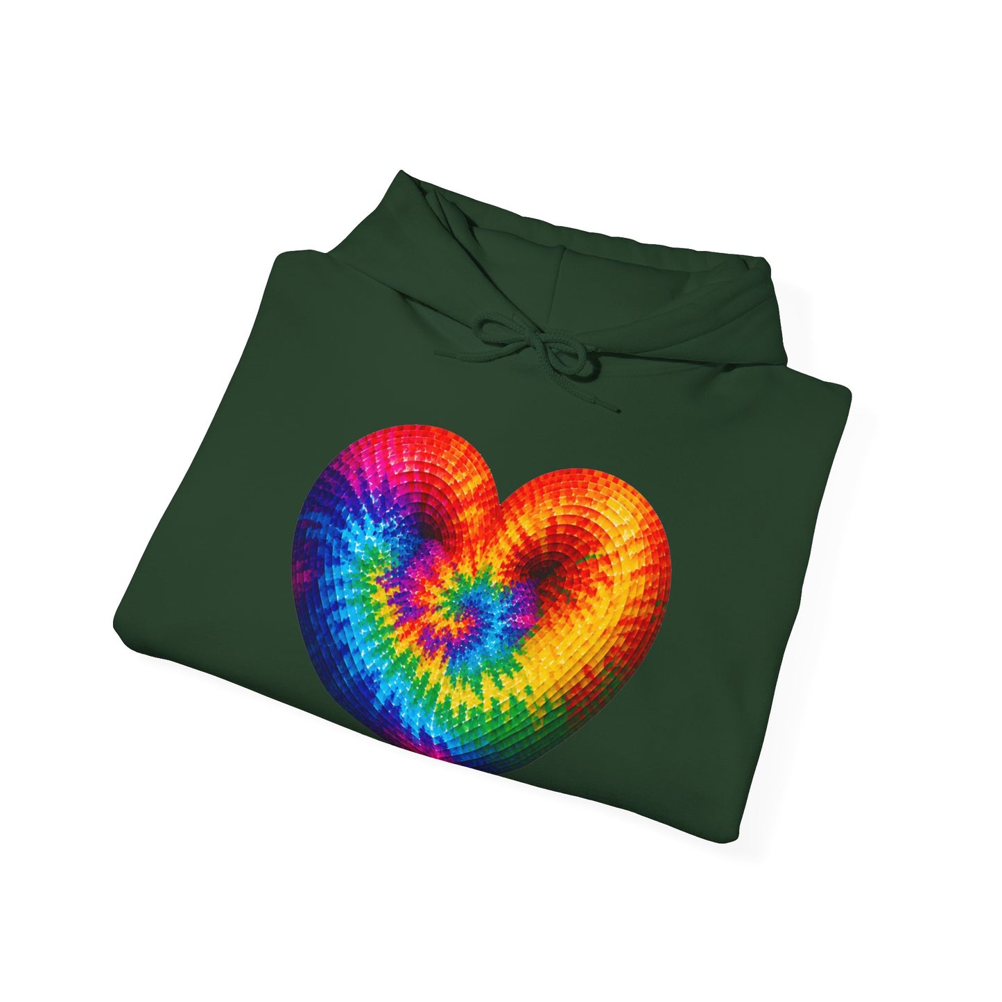 Tie-Dye Heart Hoodie | The Good Vibes Collection