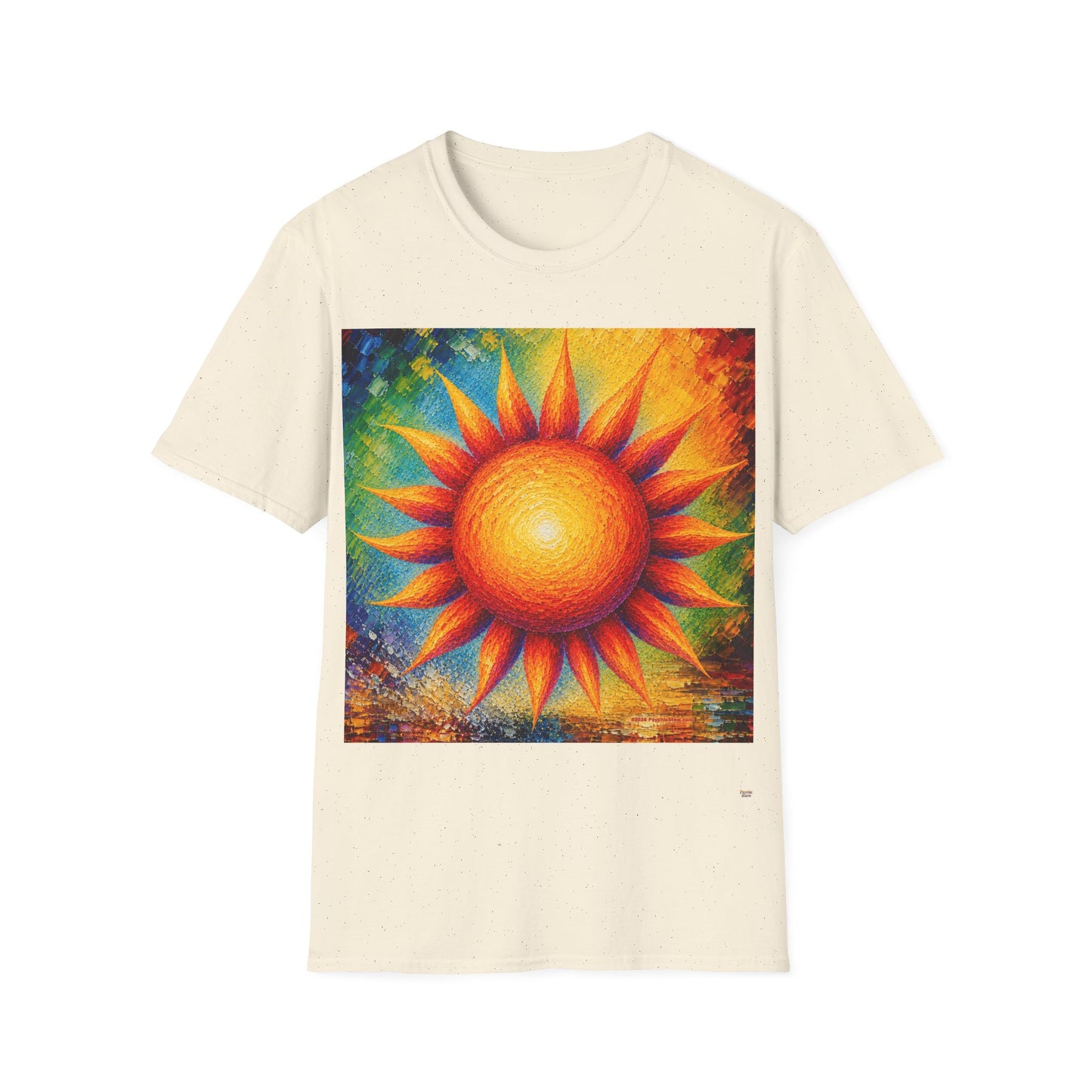Good Vibes Painted Sun T-Shirt | 13 Colors | S - 3XL