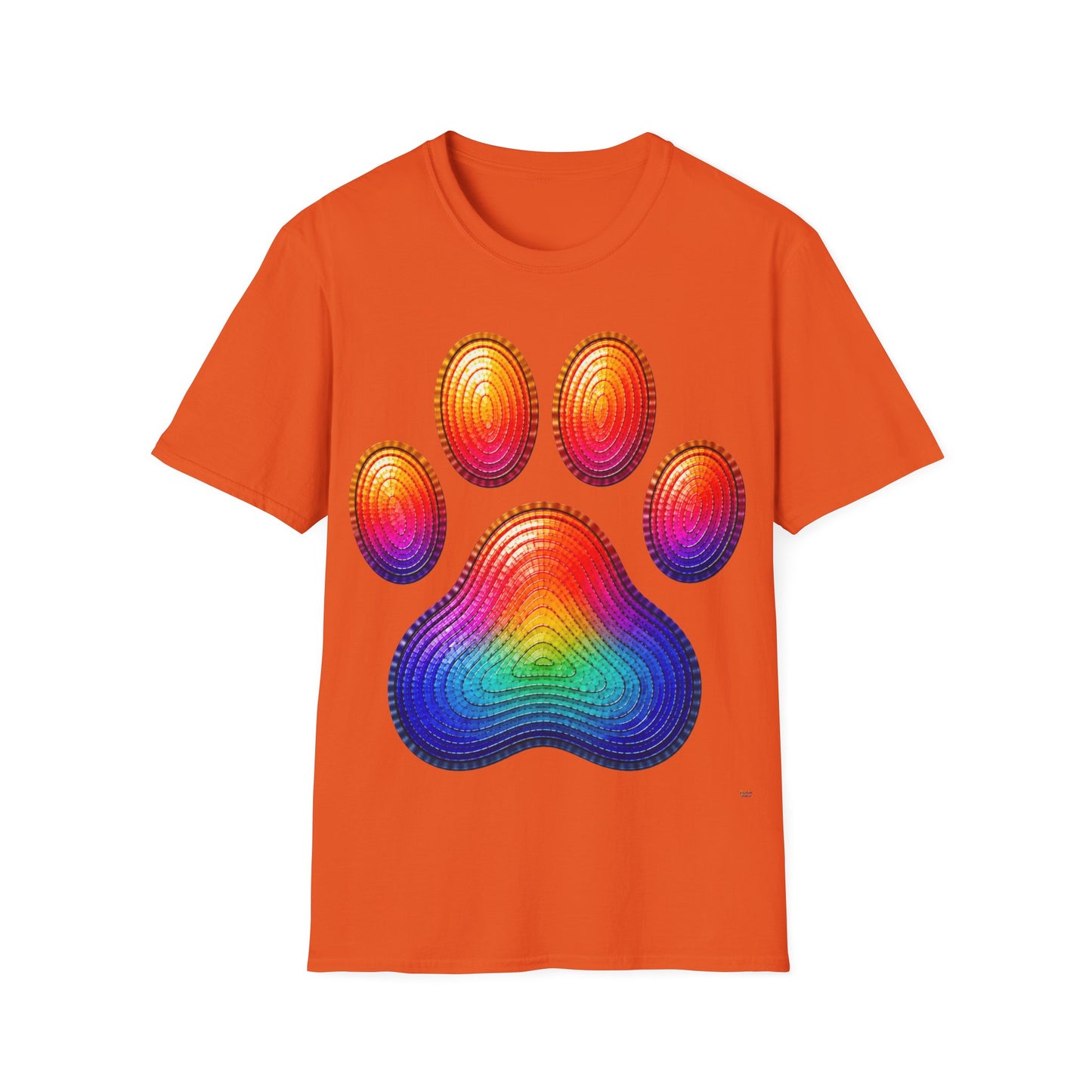 Good Vibes Paw Print T-Shirt | 13 Colors | S - 3XL