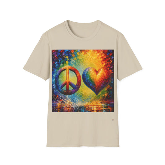 Good Vibes Peace and Love T-Shirt | 13 Colors | S - 3XL