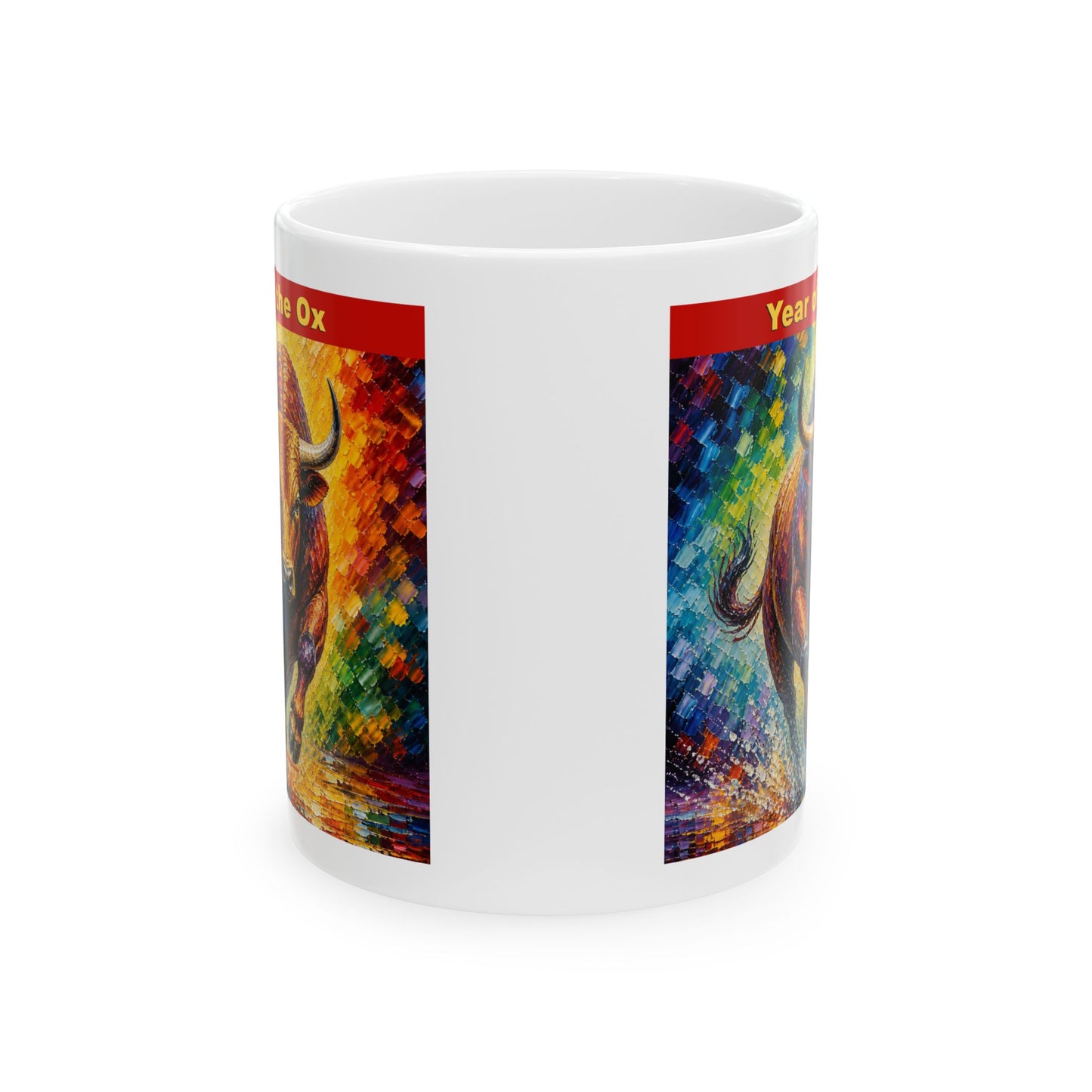 Eastern Year of the Ox Mug | Ceramic Coffee Mug 11oz. | 15oz.