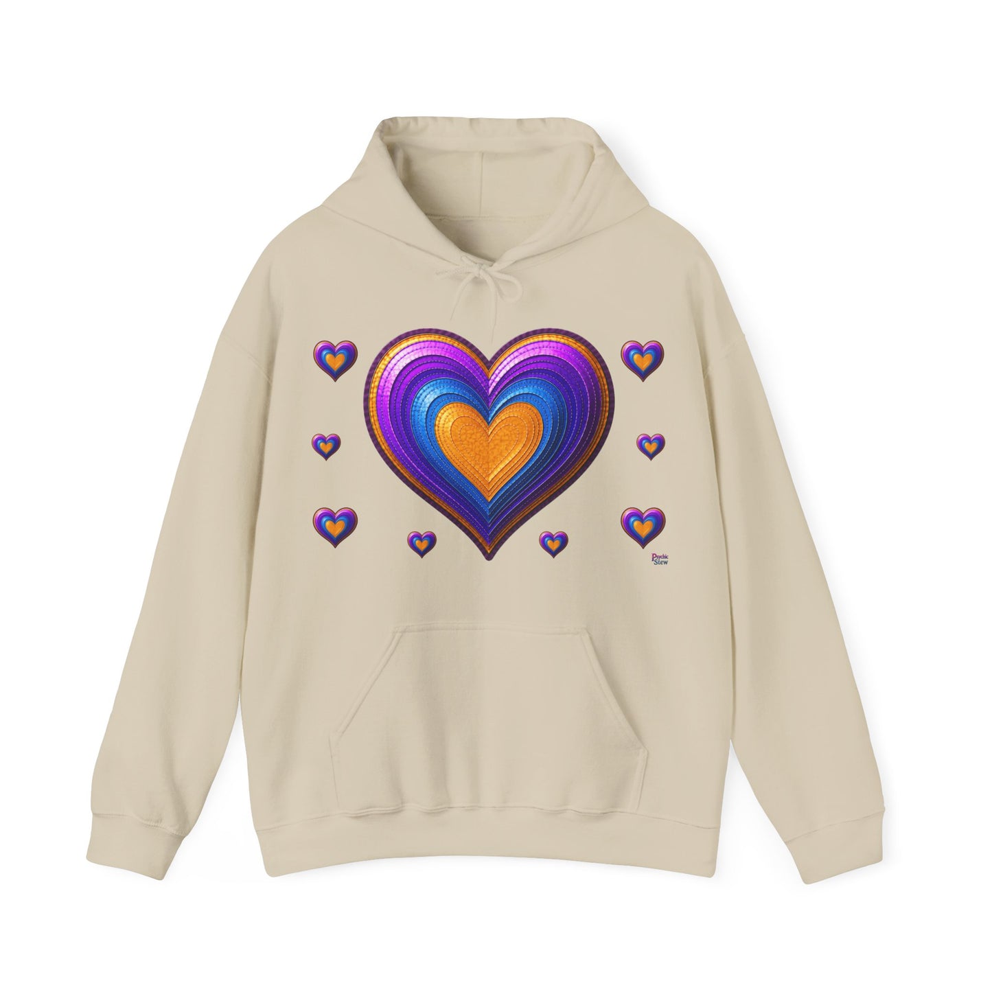 3D Heart Hoodie | The Zodiac Collection