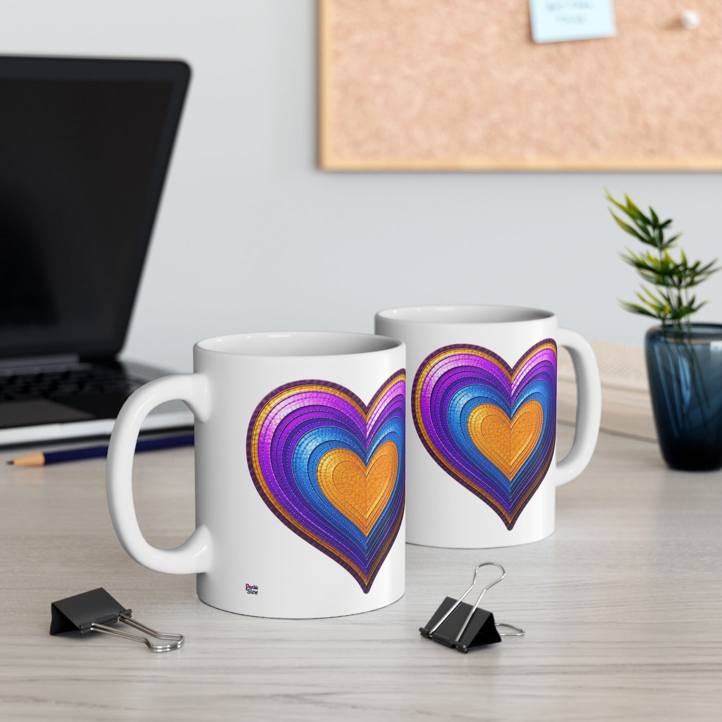 Zodiac 3D Heart Mug | Ceramic Coffee Mug 11oz. | 15oz.