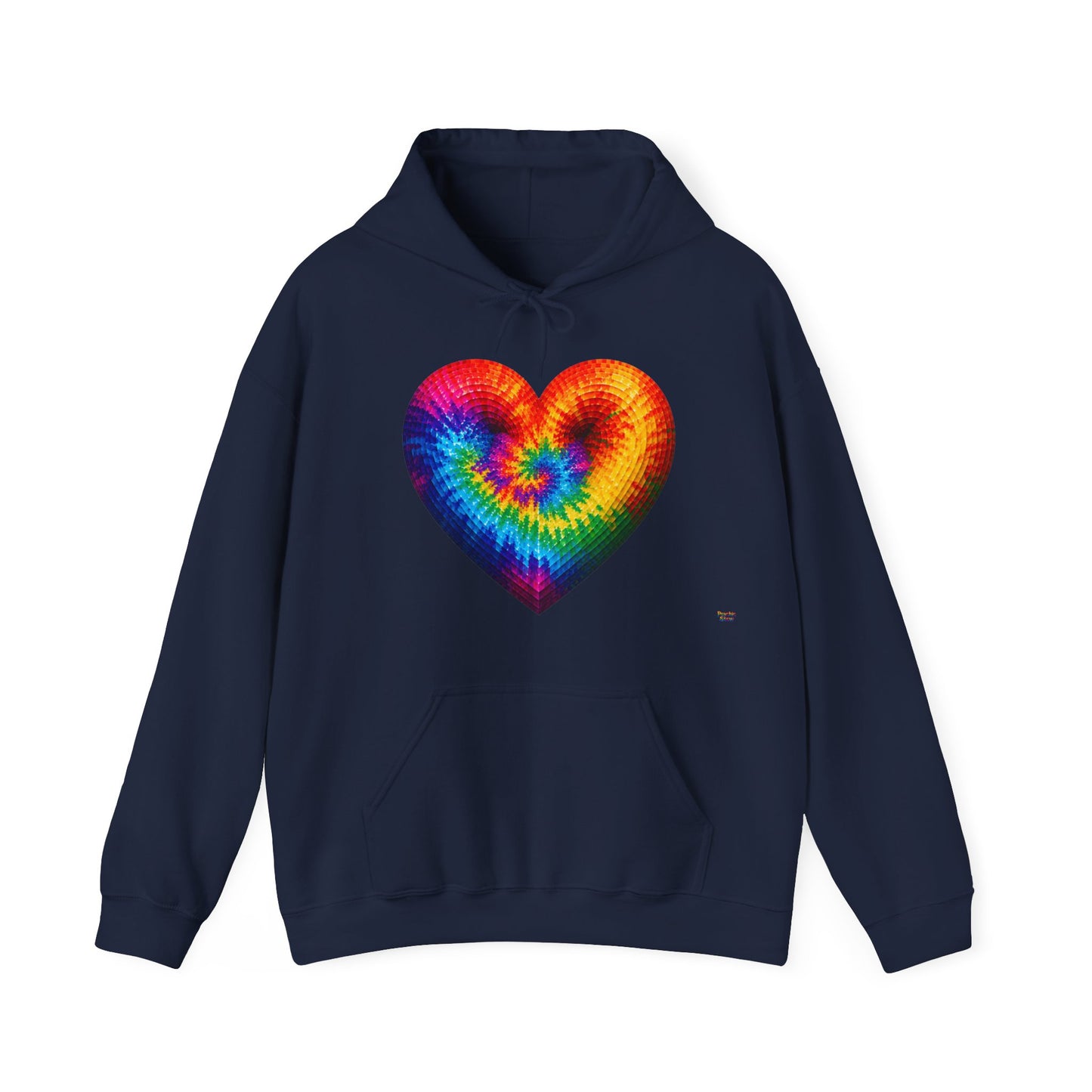 Tie-Dye Heart Hoodie | The Good Vibes Collection