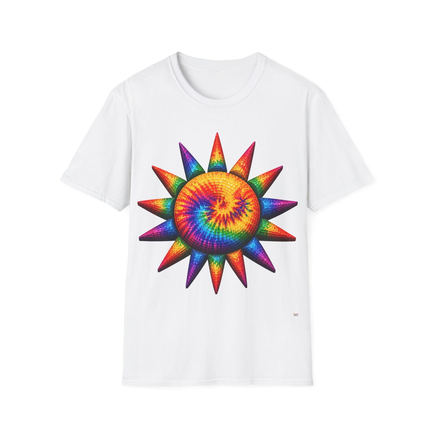 Good Vibes Tie-Dye Sun T-Shirt | 13 Colors | S - 3XL