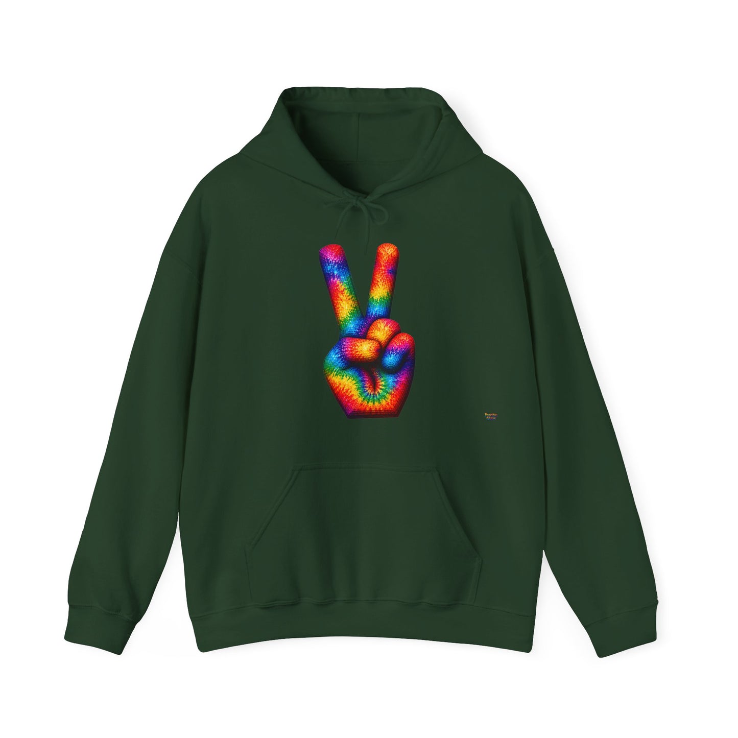 Tie-Dye Peace Hoodie | The Good Vibes Collection