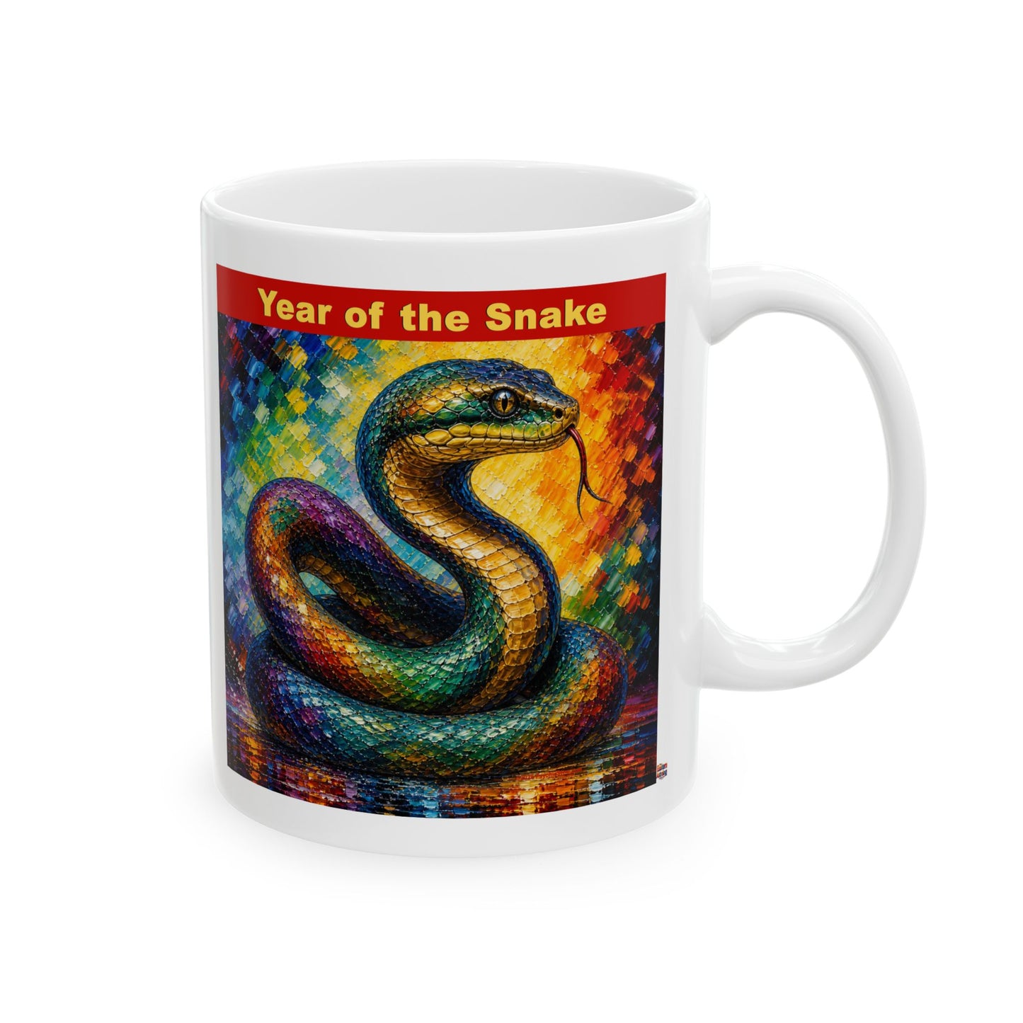 Eastern Year of the Snake Mug | Ceramic Coffee Mug 11oz. | 15oz.