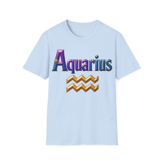 The Aquarius Zodiac T-Shirt | 14 Colors | S - 3XL