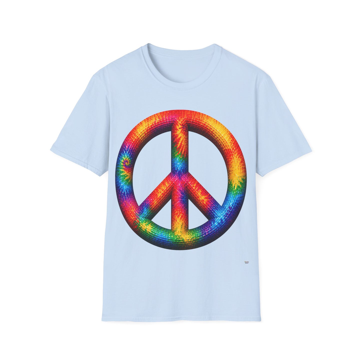 Good Vibes Tie-Dye Peace T-Shirt | 13 Colors | S - 3XL