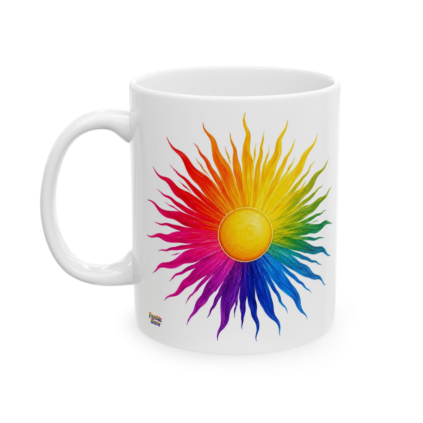 Good Vibes Bright Sun Mug | Ceramic Coffee Mug 11oz. | 15oz.