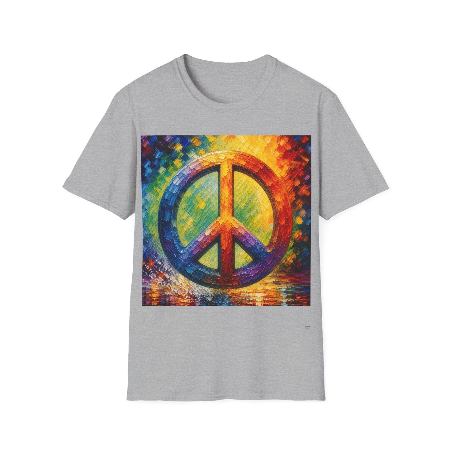 Good Vibes Pretty Peace T-Shirt | 13 Colors | S - 3XL