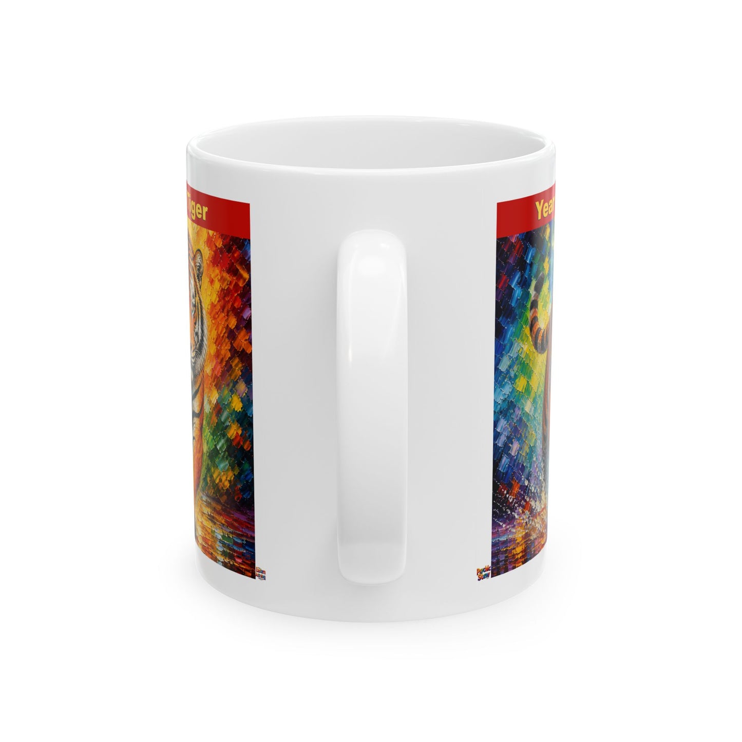 Eastern Year of the Tiger Mug | Ceramic Coffee Mug 11oz. | 15oz.