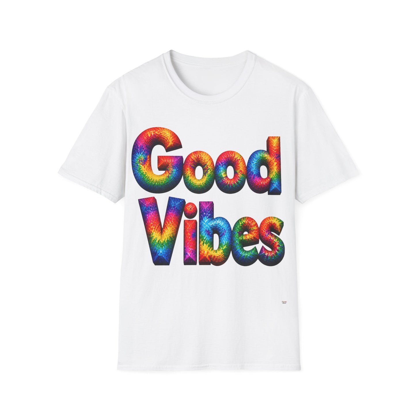 Good Vibes Tie-Dye T-Shirt | 13 Colors | S - 3XL