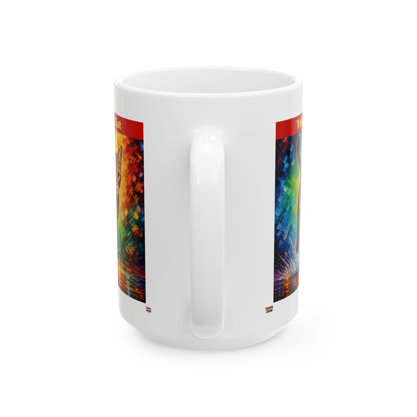 Eastern Year of the Cat Mug | Ceramic Coffee Mug 11oz. | 15oz.