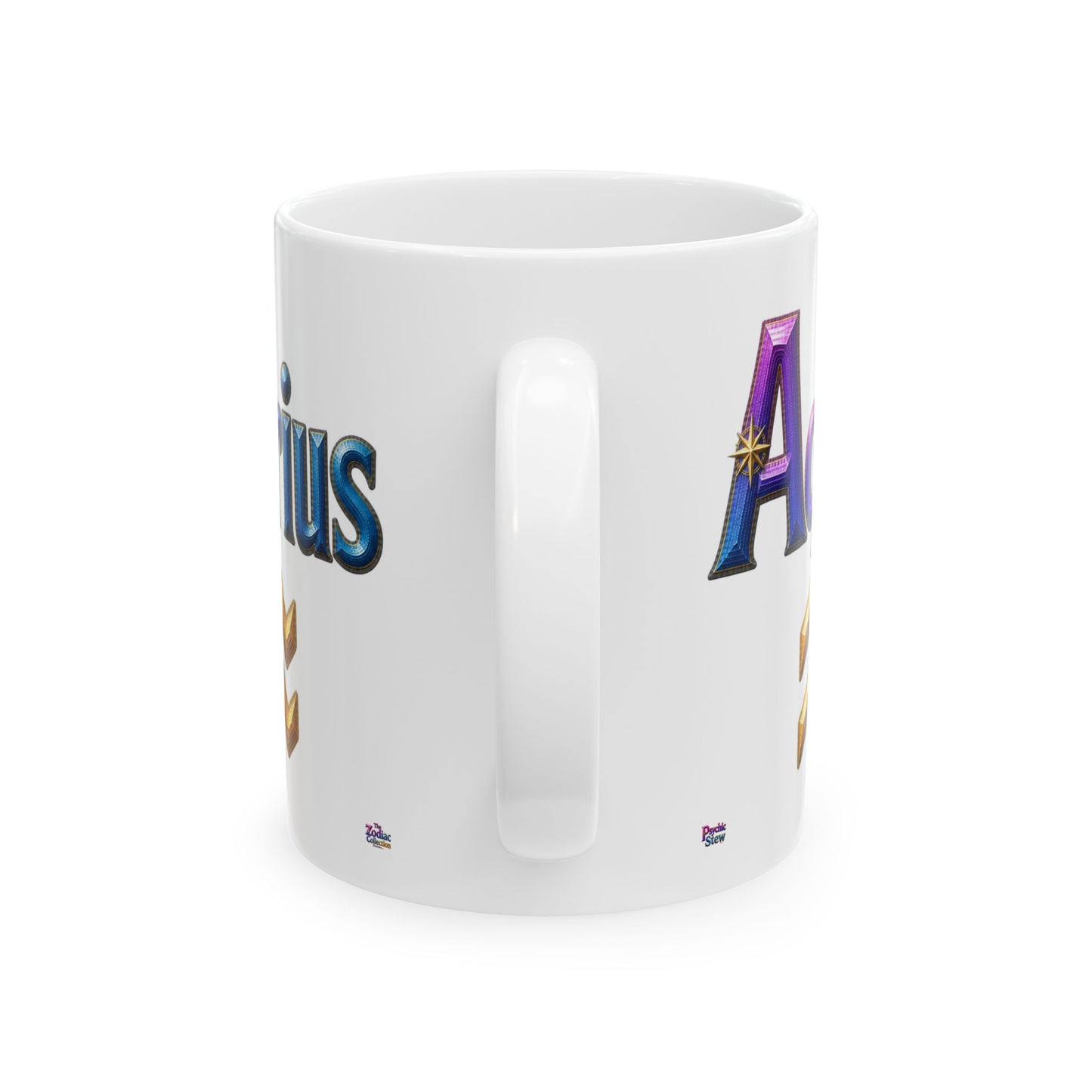 Aquarius Zodiac Mug | Ceramic Coffee Mug 11oz. | 15oz.