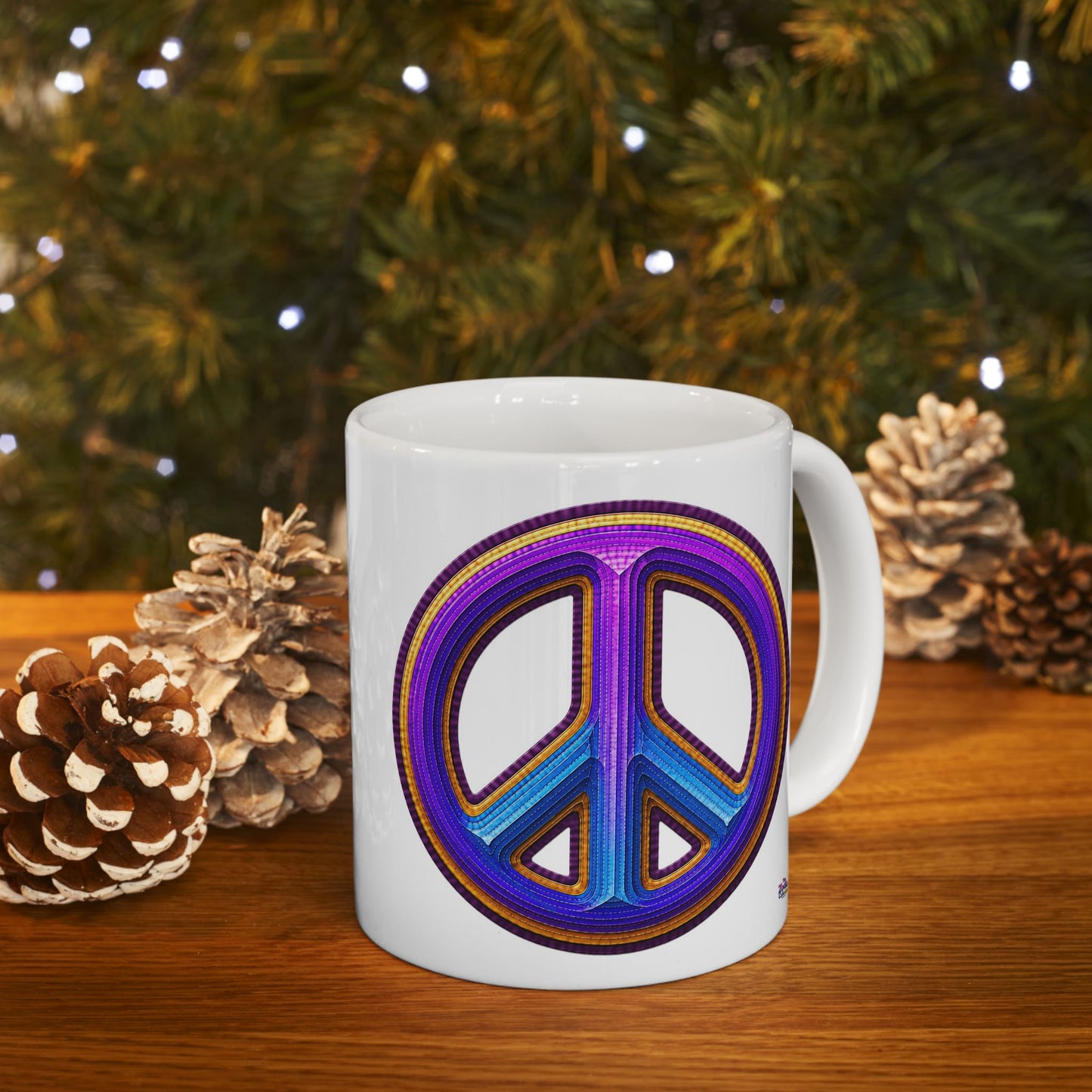 Zodiac 3D Peace Mug | Ceramic Coffee Mug 11oz. | 15oz.