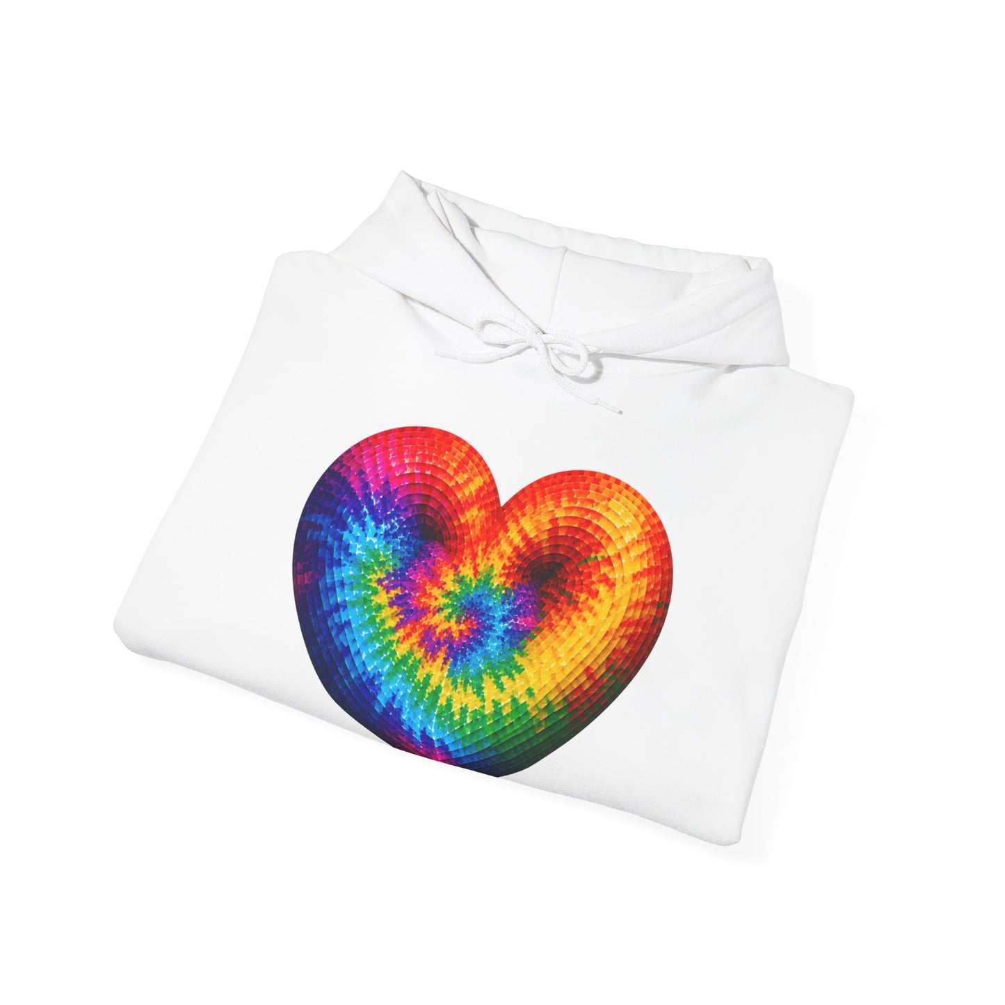 Tie-Dye Heart Hoodie | The Good Vibes Collection